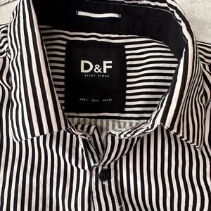 Men's Striped Button Down Shirt